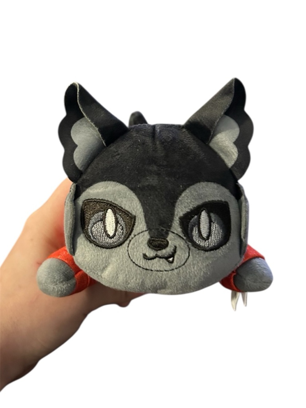 Official Aphmau MeeMeows Litter 6 – AARON Wolf Cat 6" Plush Rare 2024 Shiny